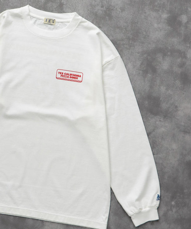 《9月下旬お届け予定》TES CALIFORNIA PIZZA DINER LONG SLEEVE T-SHIRT / ロンT