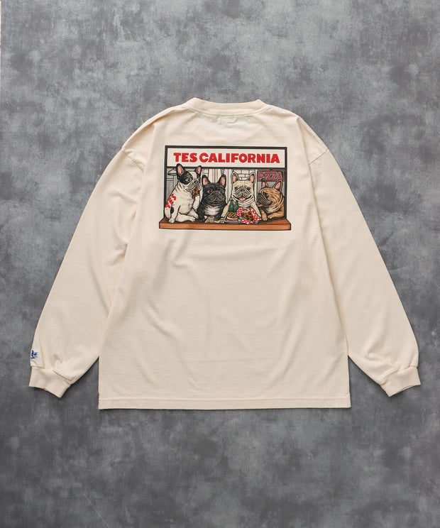 《9月下旬お届け予定》TES CALIFORNIA PIZZA DINER LONG SLEEVE T-SHIRT / ロンT