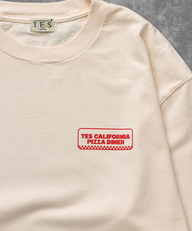 《9月下旬お届け予定》TES CALIFORNIA PIZZA DINER LONG SLEEVE T-SHIRT / ロンT