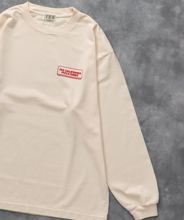 《9月下旬お届け予定》TES CALIFORNIA PIZZA DINER LONG SLEEVE T-SHIRT / ロンT