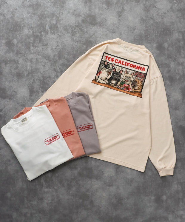 《9月下旬お届け予定》TES CALIFORNIA PIZZA DINER LONG SLEEVE T-SHIRT / ロンT