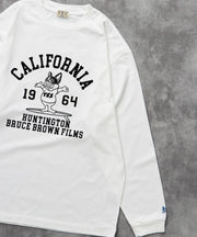 《9月下旬お届け予定》	TES COLLEGE FLOCK PT LONG SLEEVE T-SHIRT / ロンT