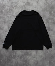 《9月下旬お届け予定》	TES COLLEGE FLOCK PT LONG SLEEVE T-SHIRT / ロンT