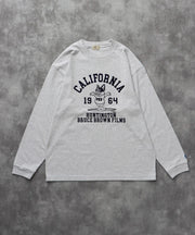 《9月下旬お届け予定》	TES COLLEGE FLOCK PT LONG SLEEVE T-SHIRT / ロンT