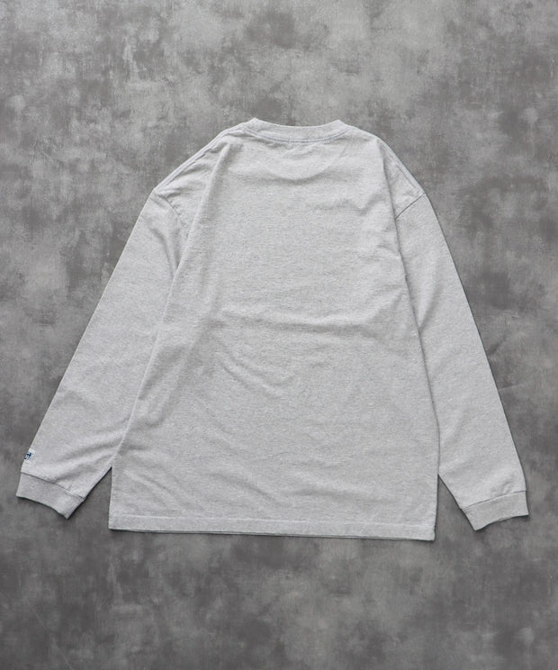 《9月下旬お届け予定》	TES COLLEGE FLOCK PT LONG SLEEVE T-SHIRT / ロンT