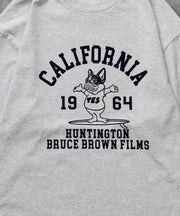 《9月下旬お届け予定》	TES COLLEGE FLOCK PT LONG SLEEVE T-SHIRT / ロンT