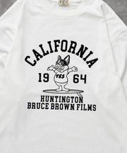 《9月下旬お届け予定》	TES COLLEGE FLOCK PT LONG SLEEVE T-SHIRT / ロンT