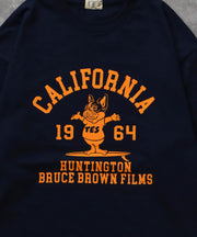 《9月下旬お届け予定》	TES COLLEGE FLOCK PT LONG SLEEVE T-SHIRT / ロンT