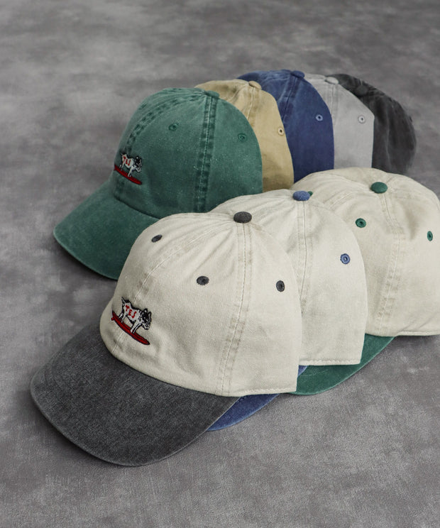 《10月下旬お届け予定》TES HUNTINGTON PIGMENT VINTAGE CAP / キャップ