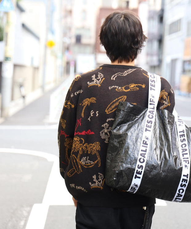 《12月下旬お届け予定》【WEB / FLAG SHOP限定】ALOHA JQ KNIT CREW NECK / クルーネックニット
