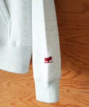 《11月中旬お届け予定》【WEB / FLAG SHOP限定】COLOR LOGO EMB MIDDLE WEIGHT ZIP PK / ショート丈ジップパーカー