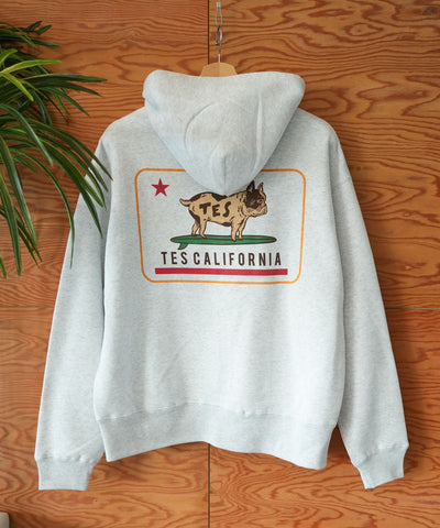 《11月中旬お届け予定》【WEB / FLAG SHOP限定】CALIFORNIA MIDDLE WEIGHT ZIP PK / ジップパーカー
