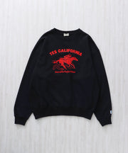 TES 2026 HORSE RIDE FLOCKY CN CN SWEAT / クルーネックスウェット