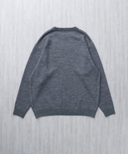 【WEB / FLAG SHOP限定】TES JAPAN MADE  TURN BUHI KNIT CN /クルーネックニット