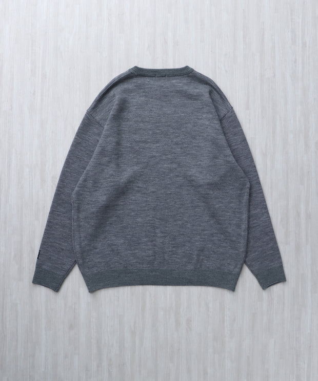 【WEB / FLAG SHOP限定】TES JAPAN MADE  TURN BUHI KNIT CN /クルーネックニット