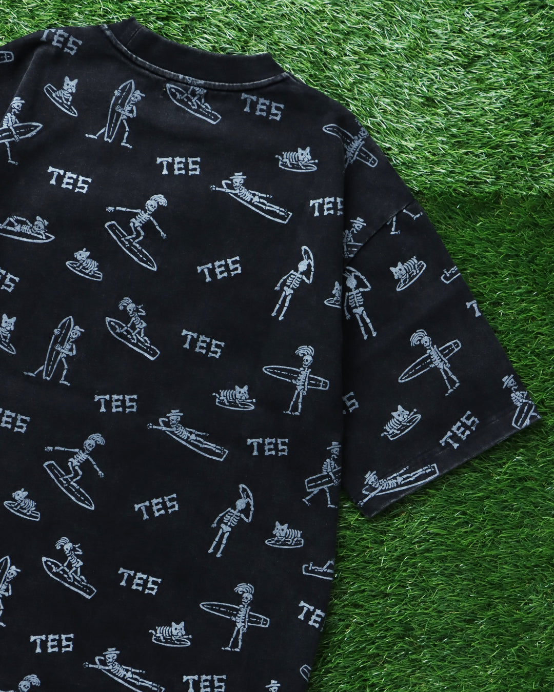 TES ENDLESS SURFIN ALL OVER T-SHIRT / ビッグシルエットTシャツ