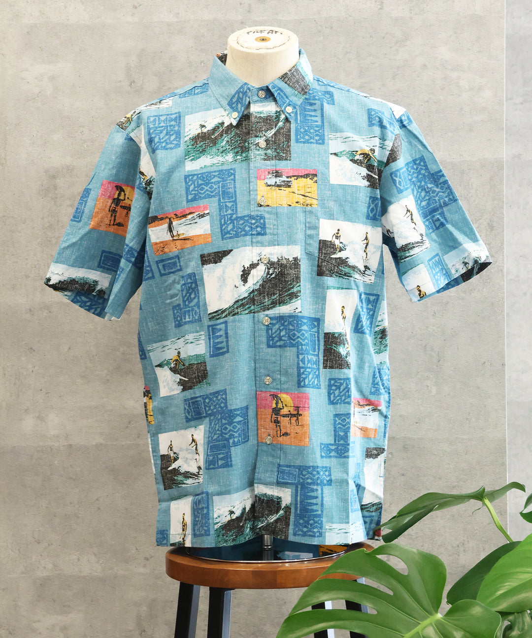 S新品未使用　ReynSpooner ✖️MARINES 米軍限定コラボシャツ WEB / FLAG SHOP限定】TES×REYNSPOONER S/S SHIRT / レインスプーナー
