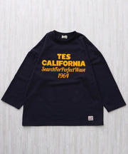 《12月下旬お届け予定》TES CALIFORNIA FOOT BALL T-SHIRT 9SLEEVE / フットボールTシャツ ９分袖