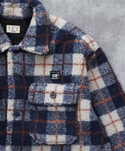 《11月下旬お届け予定》TES BOA SURF CHECK JACKET / ボアジャケット