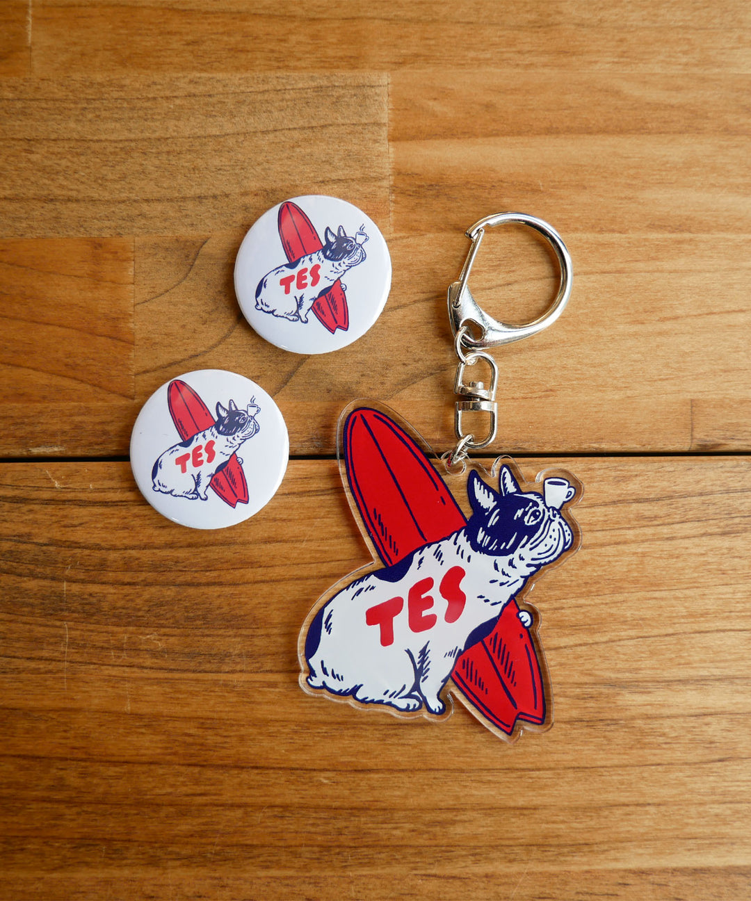 ≪カスタムオーダー≫ TES BUHI CAFE CUSTOM KEY HOLDER & TIN