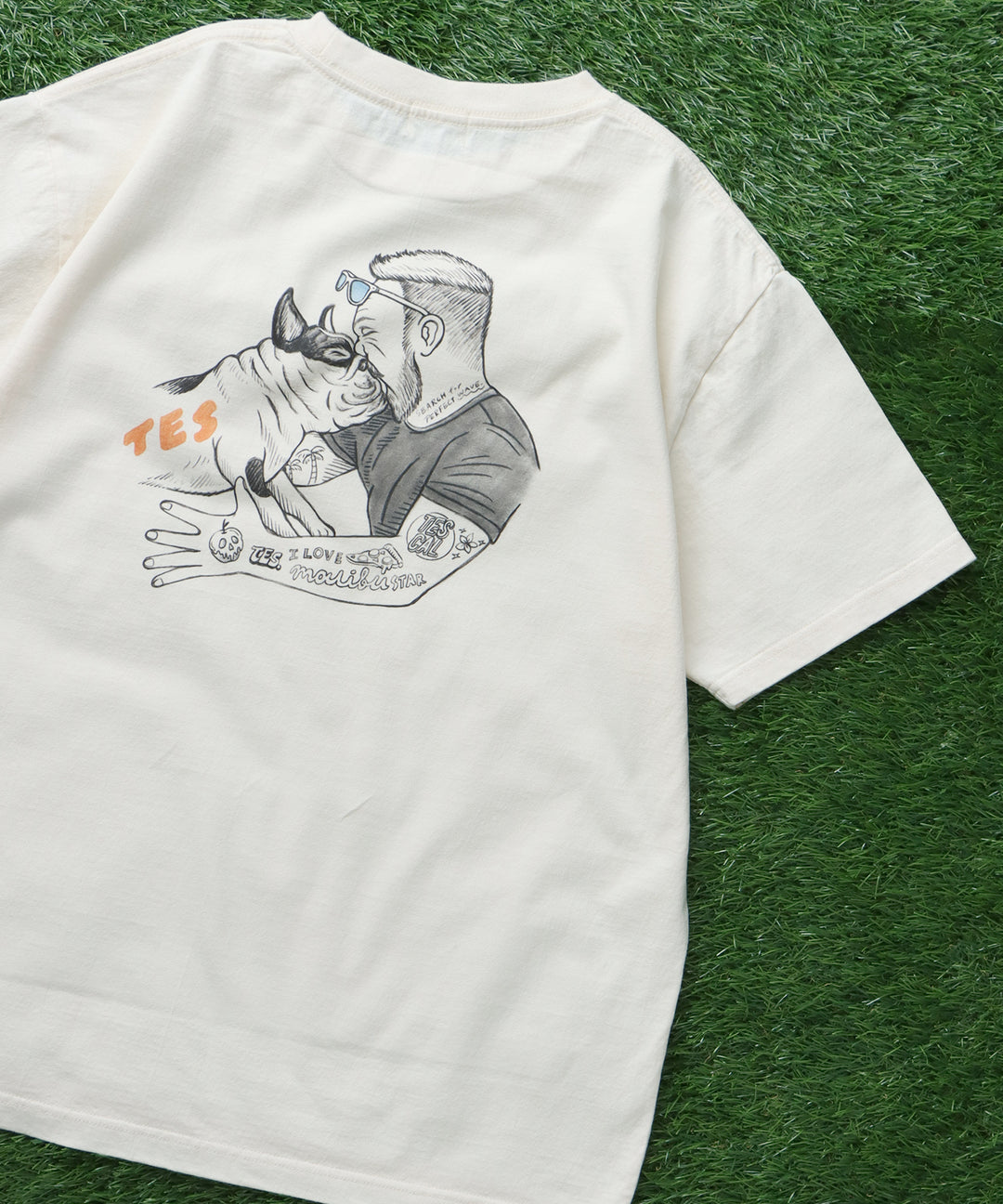 7月下旬お届け予定》TES MALIBU STAR TEE/ Tシャツ – TES | THE