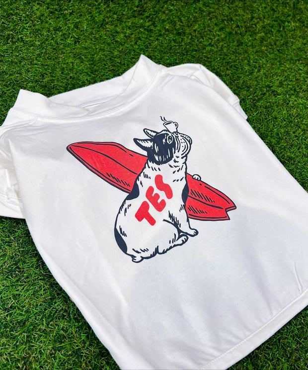 【数量限定】≪カスタムオーダー≫ TES BUHI CAFE CUSTOM DOG-T-SHIRTS/犬用Tシャツ