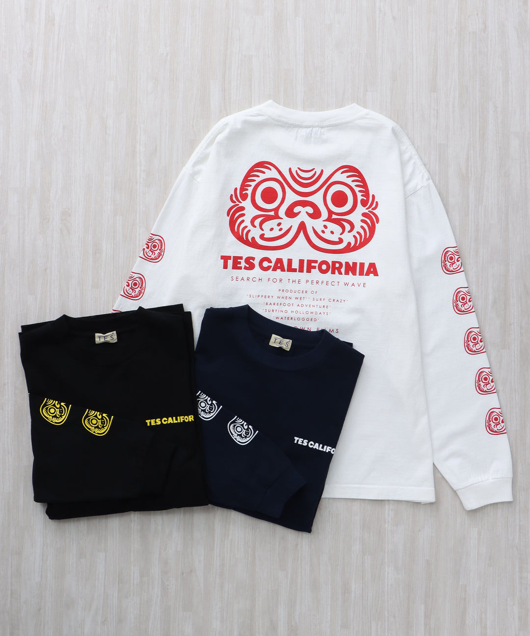 TES BUHI DARUMA LONG SLEEVE T-SHIRT / ロンT – TES | THE ENDLESS SUMMER