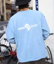 TES CALIFORNIA LOGO PIGMENT LONG SLEEVE BIG T-SHIRT / ロンT