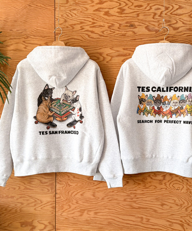 WEB / FLAG SHOP限定】TES CALIFORNIA BOX SILHOUETTE ZIP PK