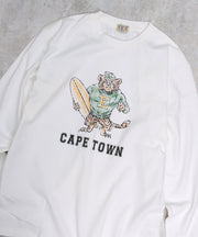 TES 60s VINTAGE SURF COLLEGE LONG SLEEVE TEE / ロンT