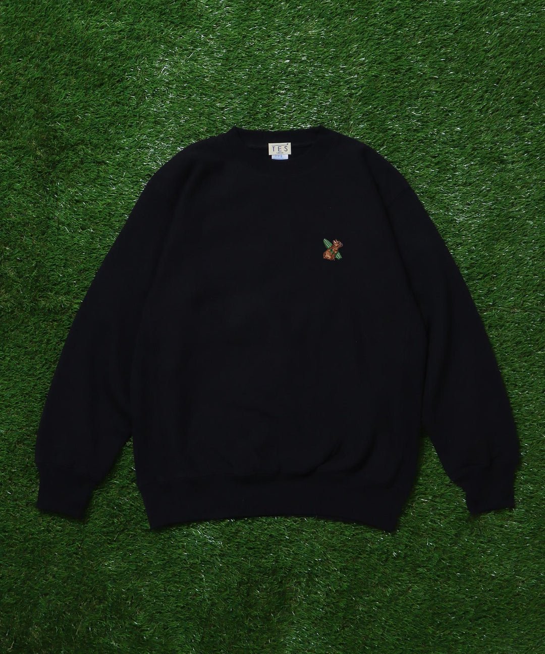 ≪カスタムオーダー≫ TES SURF BUHI CUSTOM ONE POINT EMB CREW