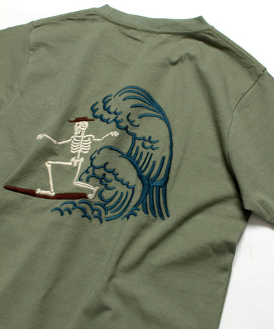 TES SURF SKULL EMB T-SHIRT / Tシャツ