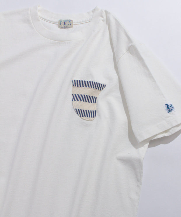 TES ANTIQUE BORDER POCKET T-SHIRT / Tシャツ
