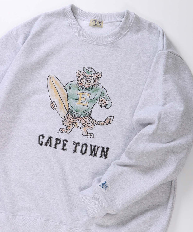 TES 60s VINTAGE SURF COLLEGE CREWNECK SWEAT / クルーネックスウェット