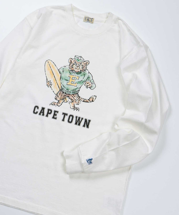 TES 60s VINTAGE SURF COLLEGE LONG SLEEVE TEE / ロンT