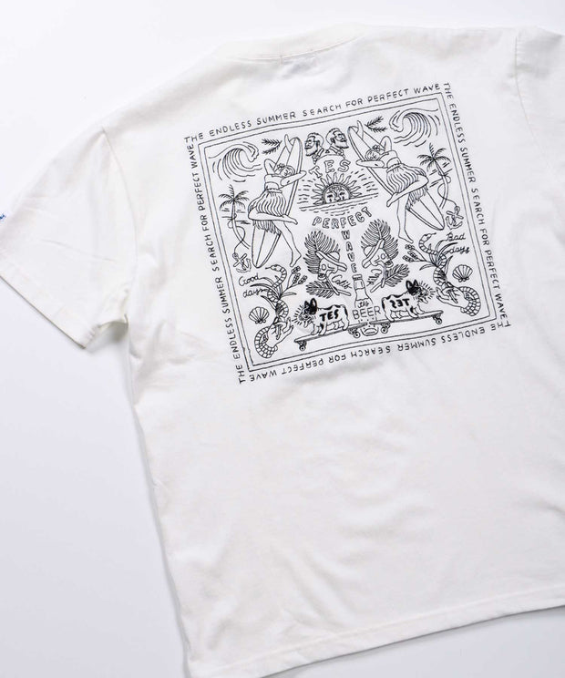 TES CALM BANDANA EMB T-SHIRT / Tシャツ