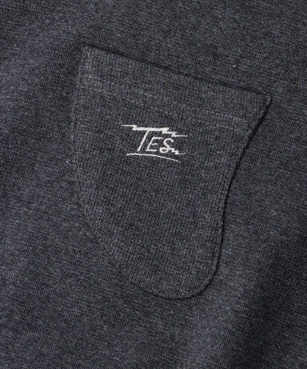 TES LOOSE FIT MELANGE SURF KINT BIG T-SHIRT / ビッグシルエットTシャツ