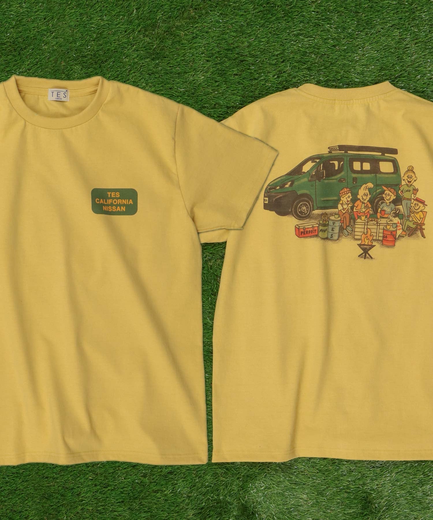 TES x NISSAN NV200VANETTE CAMP T-SHIRT / Tシャツ – TES | THE