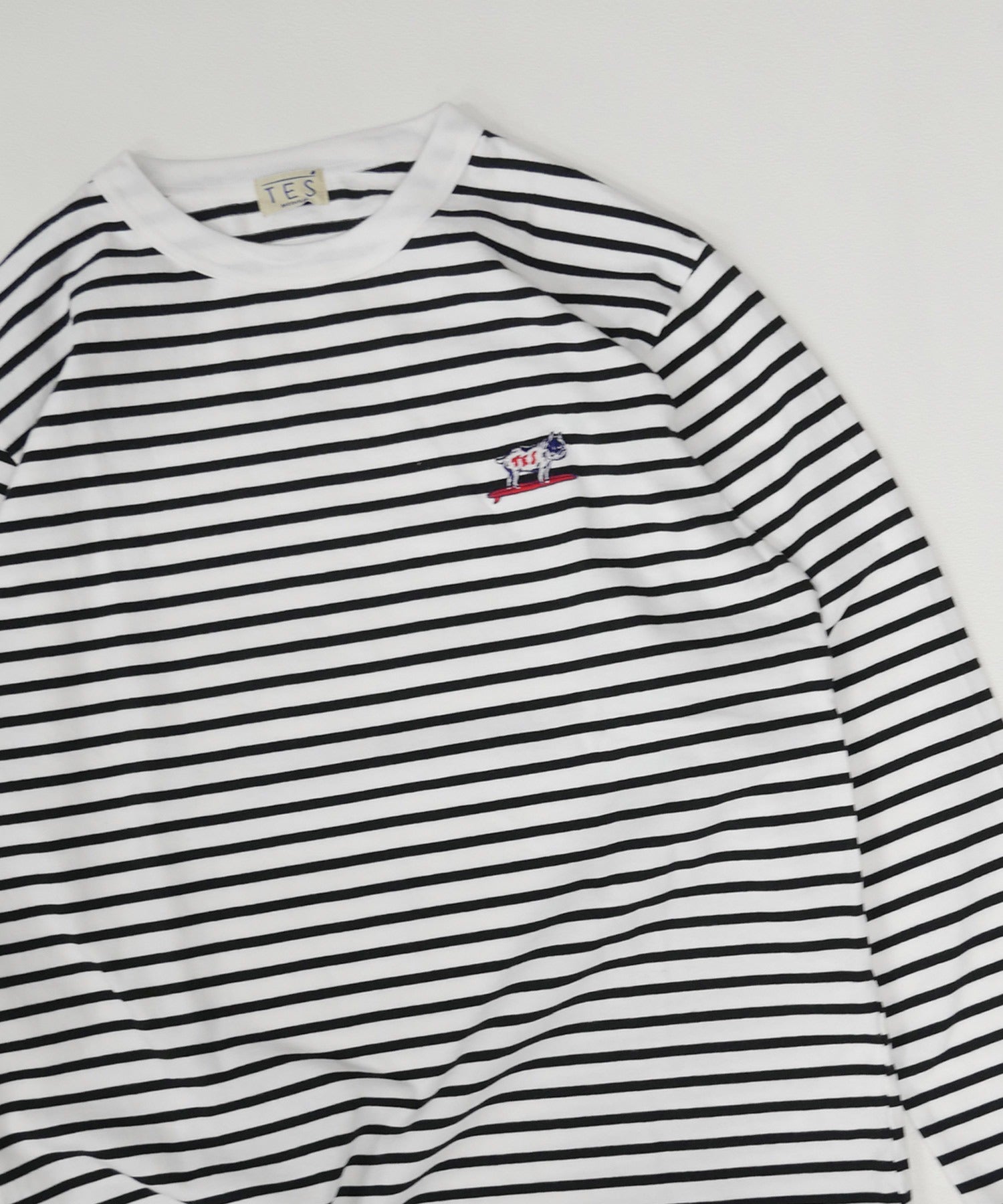 TES HUNTINGTON BORDER LONG SLEEVE T-SHIRT / ロンT – TES | THE