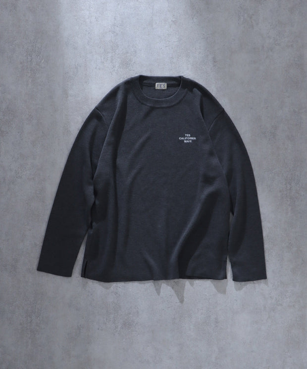 TES LOCAL CREW MILANO RIB KNIT / クルーネックニット