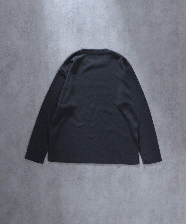 TES LOCAL CREW MILANO RIB KNIT / クルーネックニット