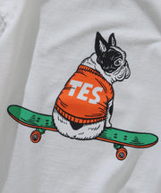 TES SKATE BUHI LONG SLEEVE T-SHIRT / ロンT