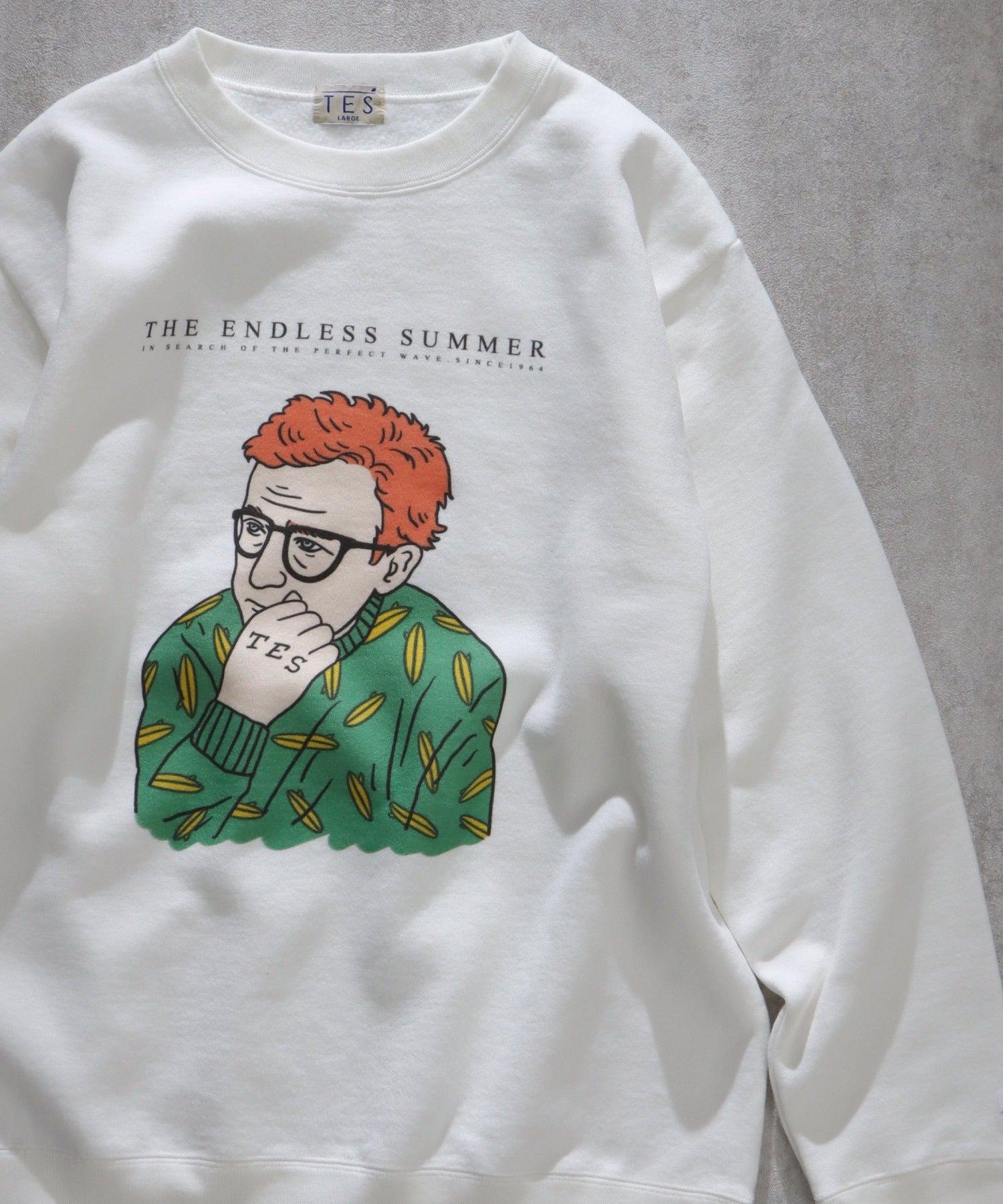 TES 2025 SNAKE CHAIN EMB BIG SWEAT / クルーネックスウェット
