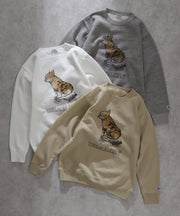 TIGER BUHI CREWNECK SWEAT / クルーネックスウェット