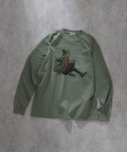 TES MALIBU STAR CAMP GIRL LONG SLEEVE T-SHIRT / ロンT