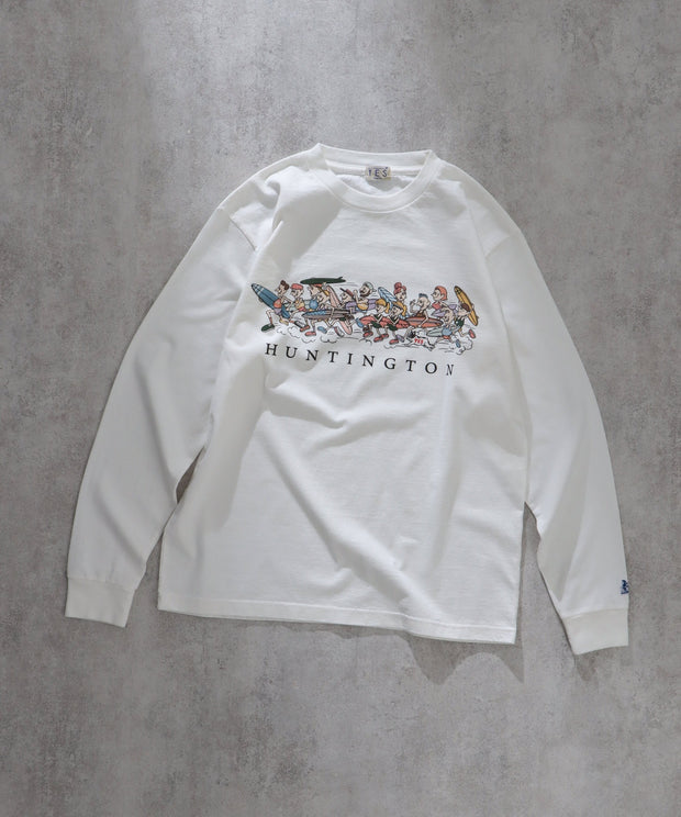 TES SEARCH FOR PERFECT WAVE LONG SLEEVE T-SHIRT / ロンT