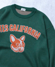 TES COLLEGE BUHI CREWNECK KNIT / クルーネックニット