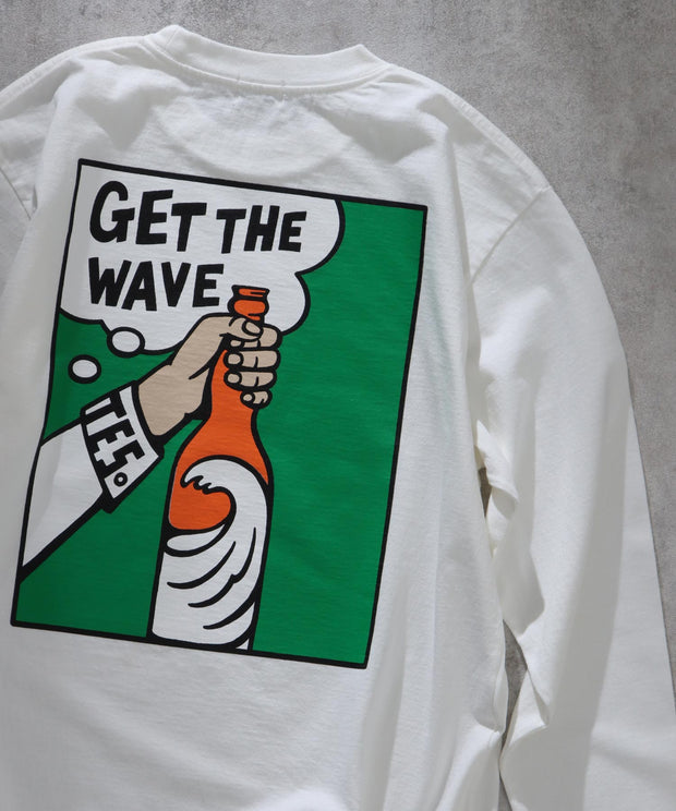 TES GET THE WAVE LONG SLEEVE T-SHIRT / ロンT