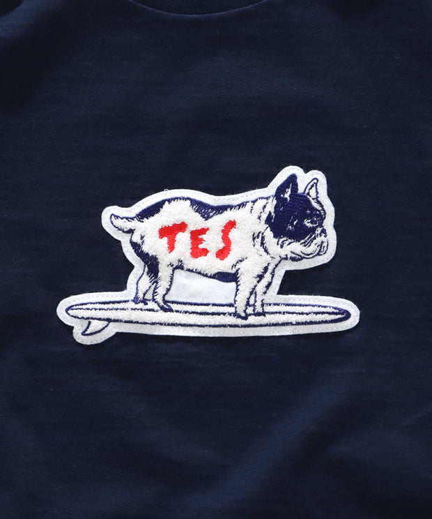 TES ORGANIC COTTON BUHI WAPPEN BIG LONG SLEEVE T-SHIRT / オーガニックコットンビッグロンT