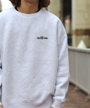 【WEB / FLAG SHOP限定】TES BIG SWEAT 1P EMB CREWNECK /オーバーサイズ・ビッグシルエット・スウェット